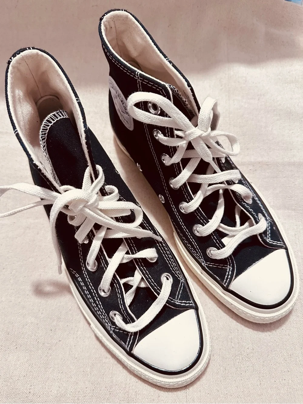 Converse |Shoes | Converse Chuck 70 Vintage | Black Black Egret - Picture 2 of 10